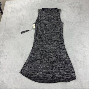 Wilfred Free NWT Anmari Dress Heather Black Women's Size Medium Art # 49399